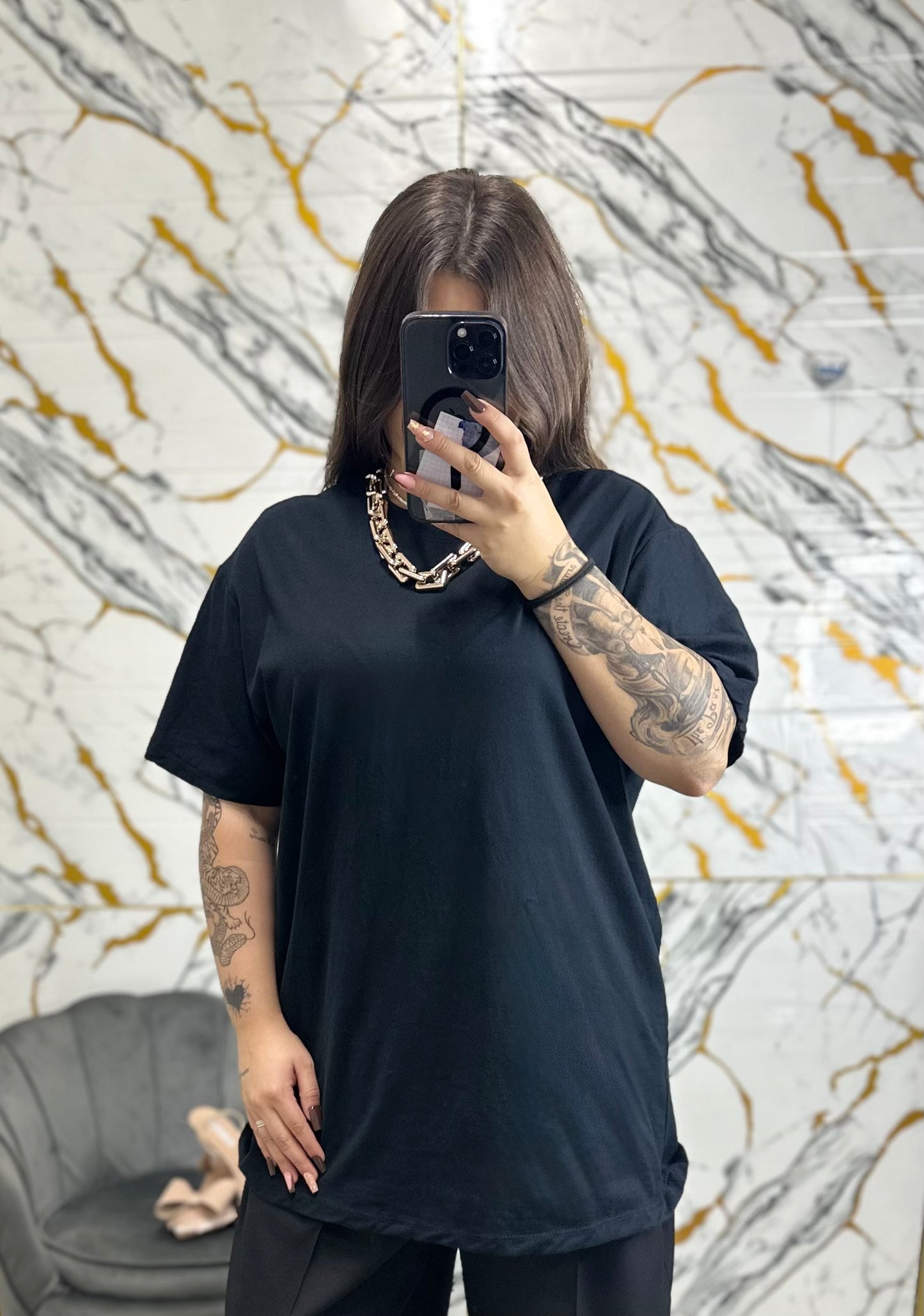 Curvy t-shirt catena