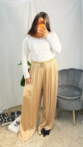 Curvy pantalone satin