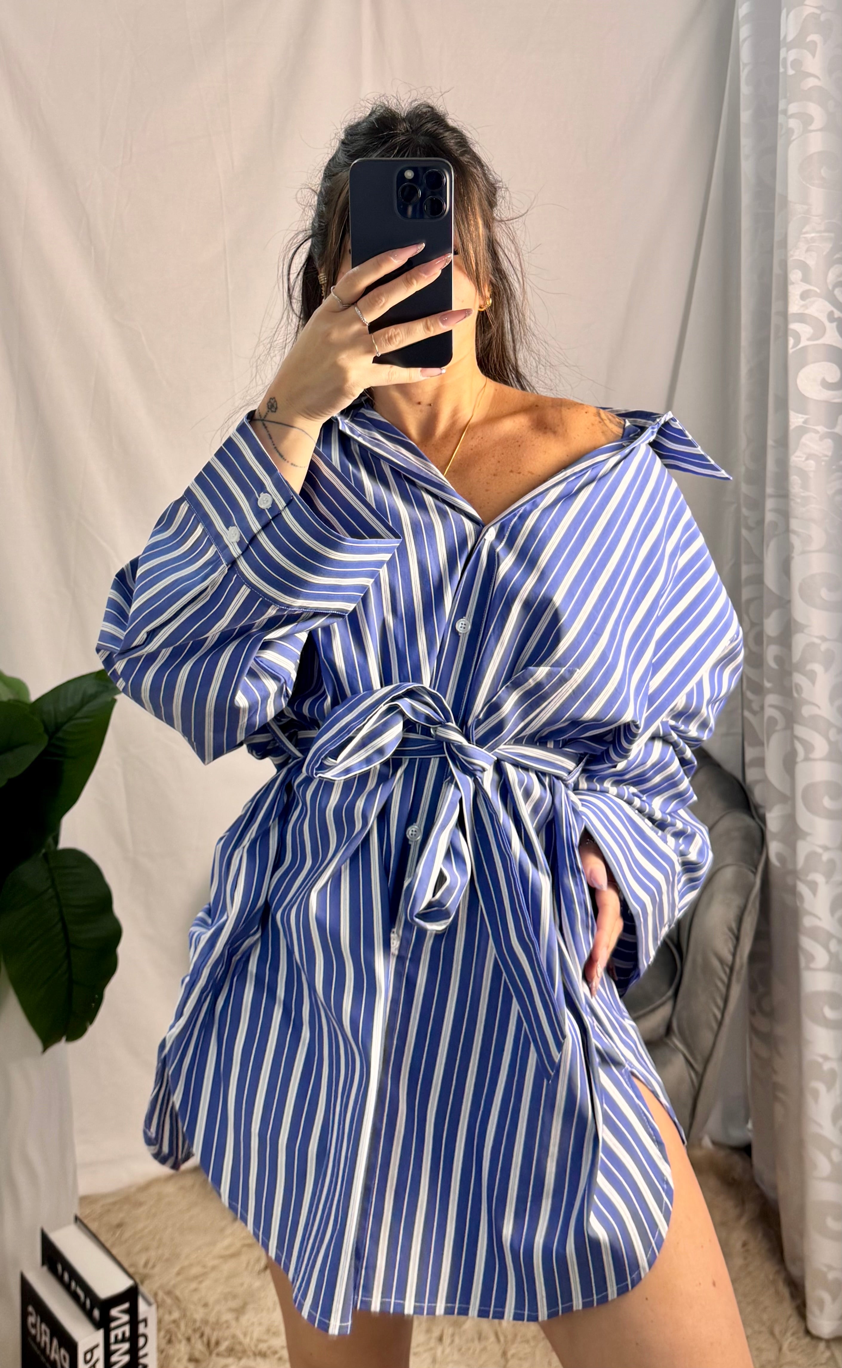 Camicione LUMINA blu