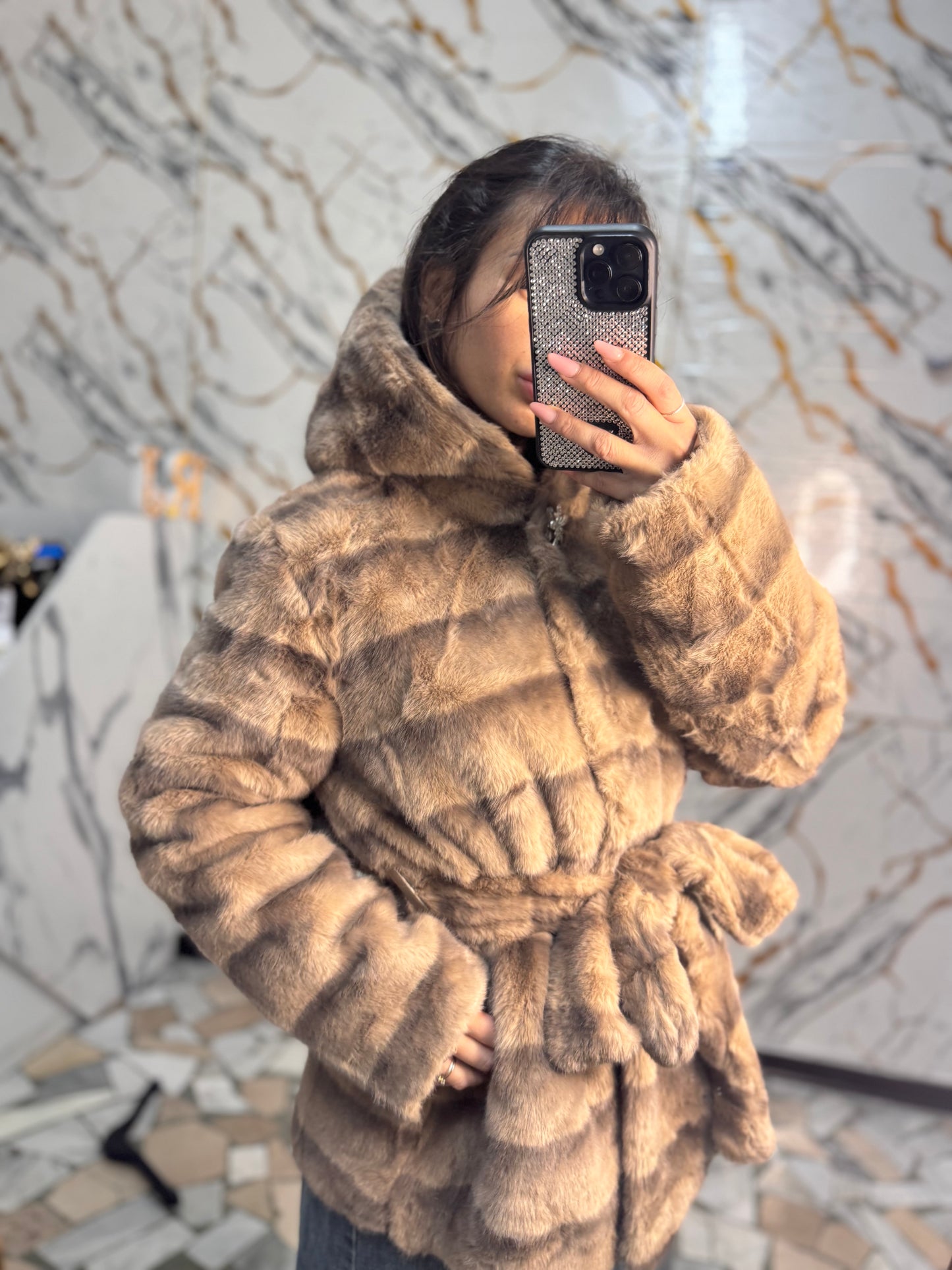 Eco pelliccia Cammello