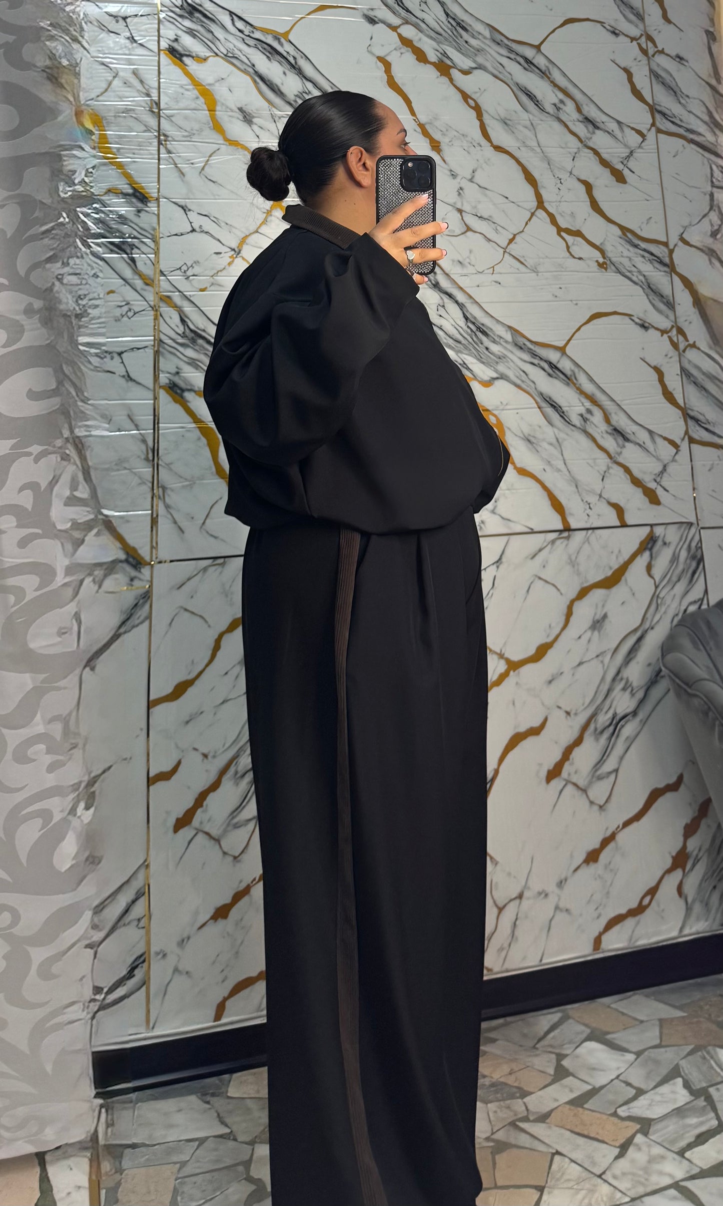 Curvy Coordinato twine Line nero