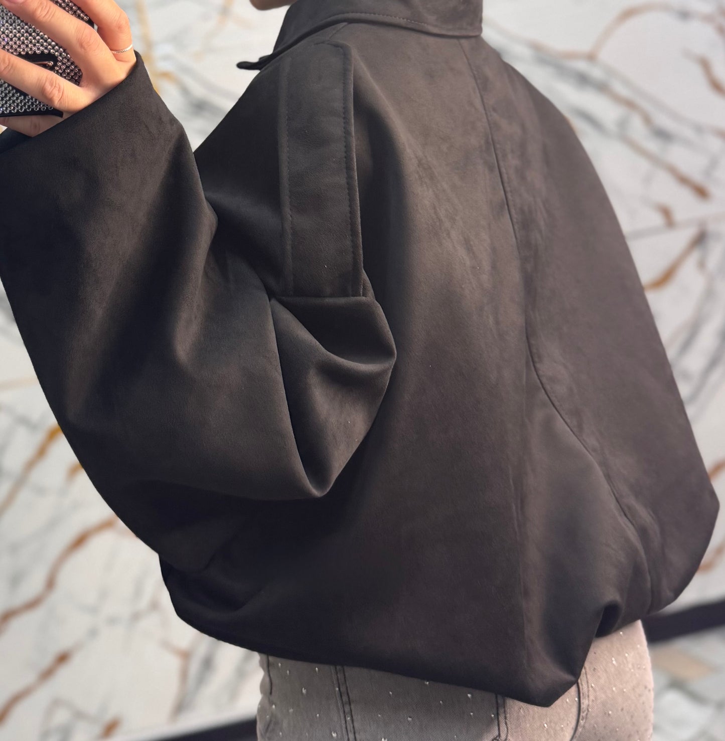 Bomberino in camoscio