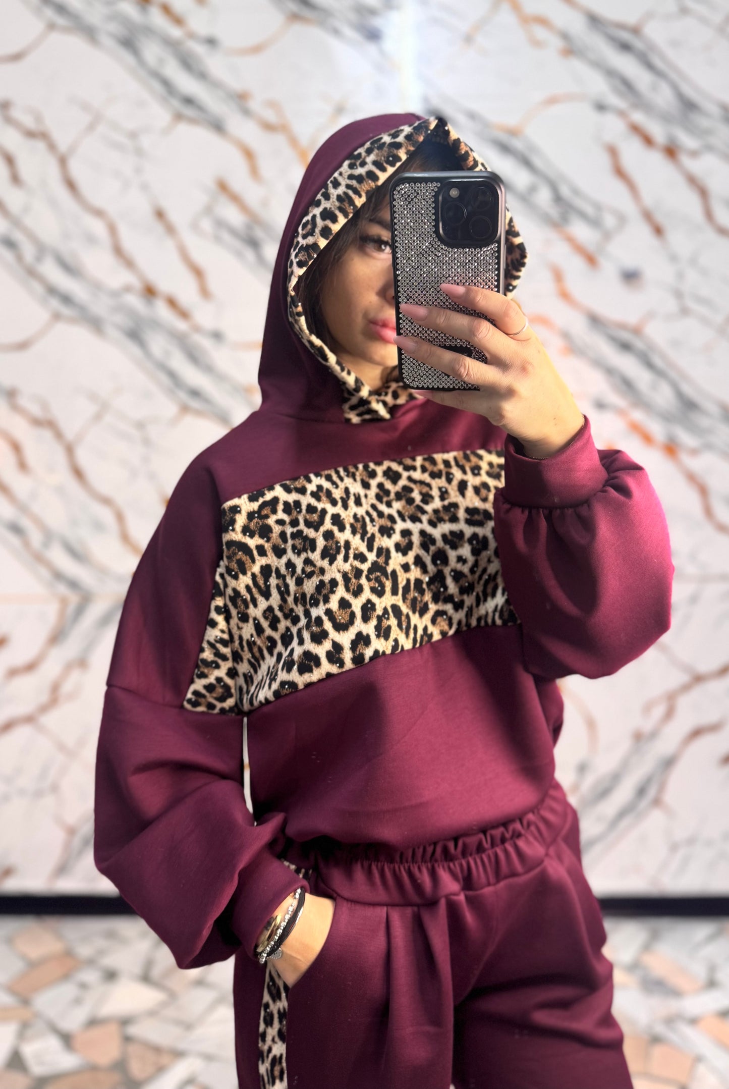 Coordinato tuta animalier