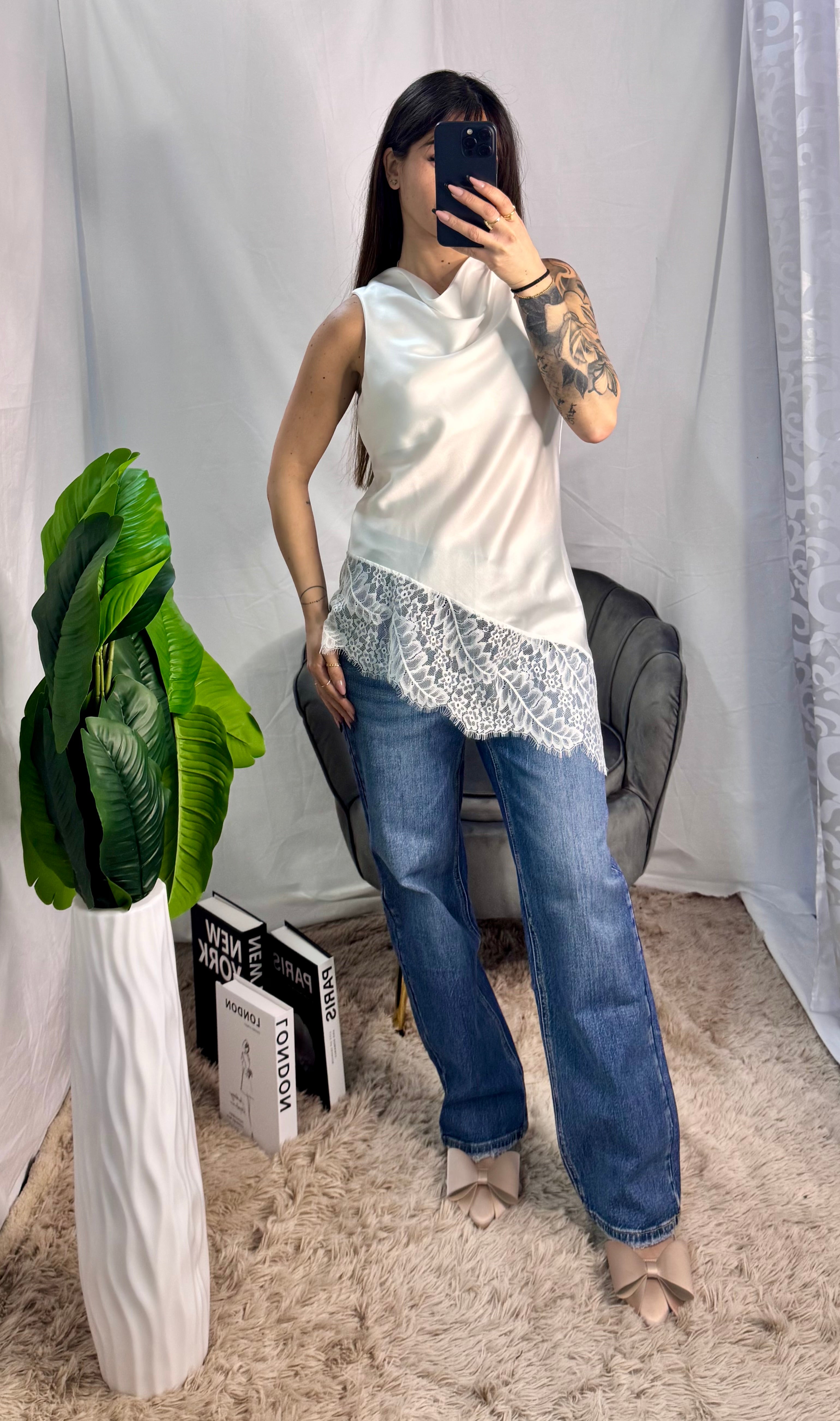 Sottogiacca Milly bianco