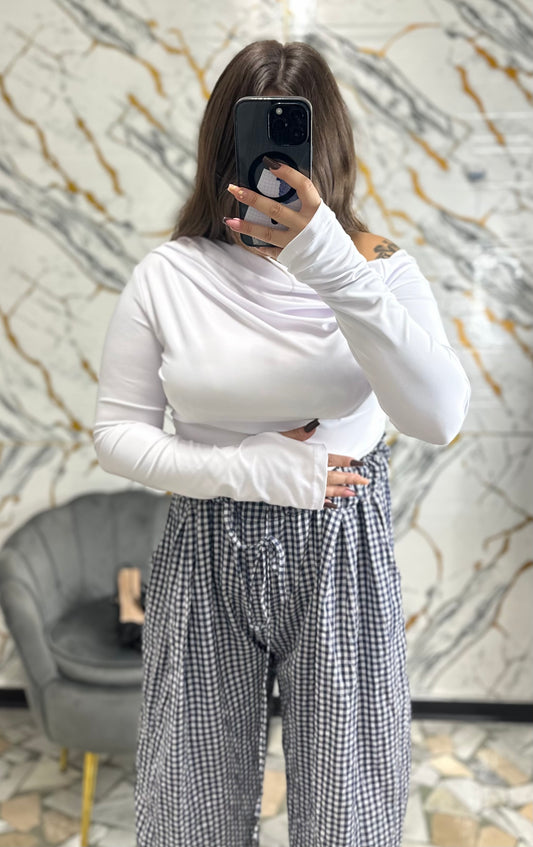 Curvy maglia kim white