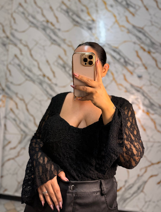 Curvy maglia Roma nera