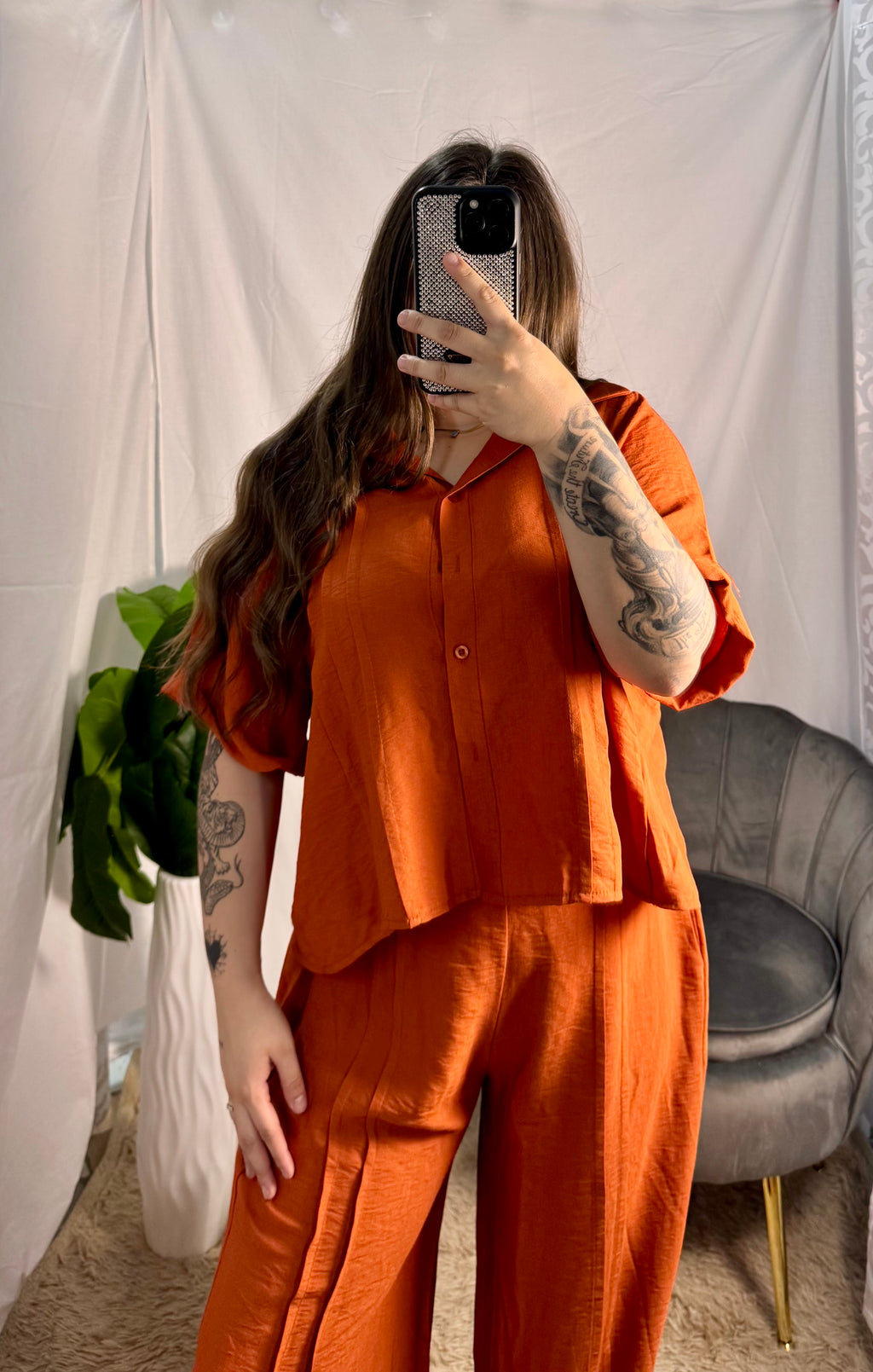Curvy coordinato Teresa orange