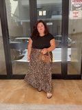 Curvy abito animalier