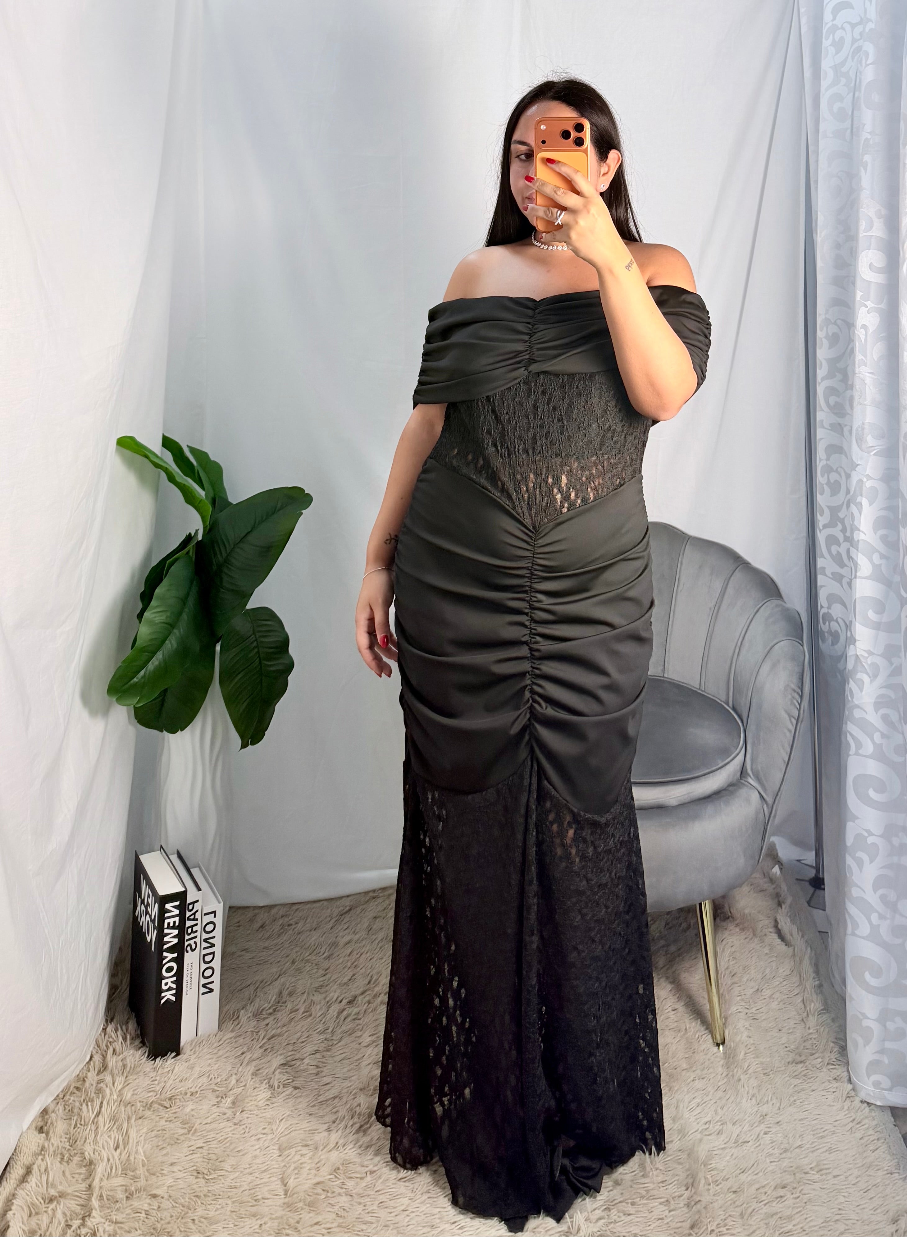 Curvy abito Teresa black