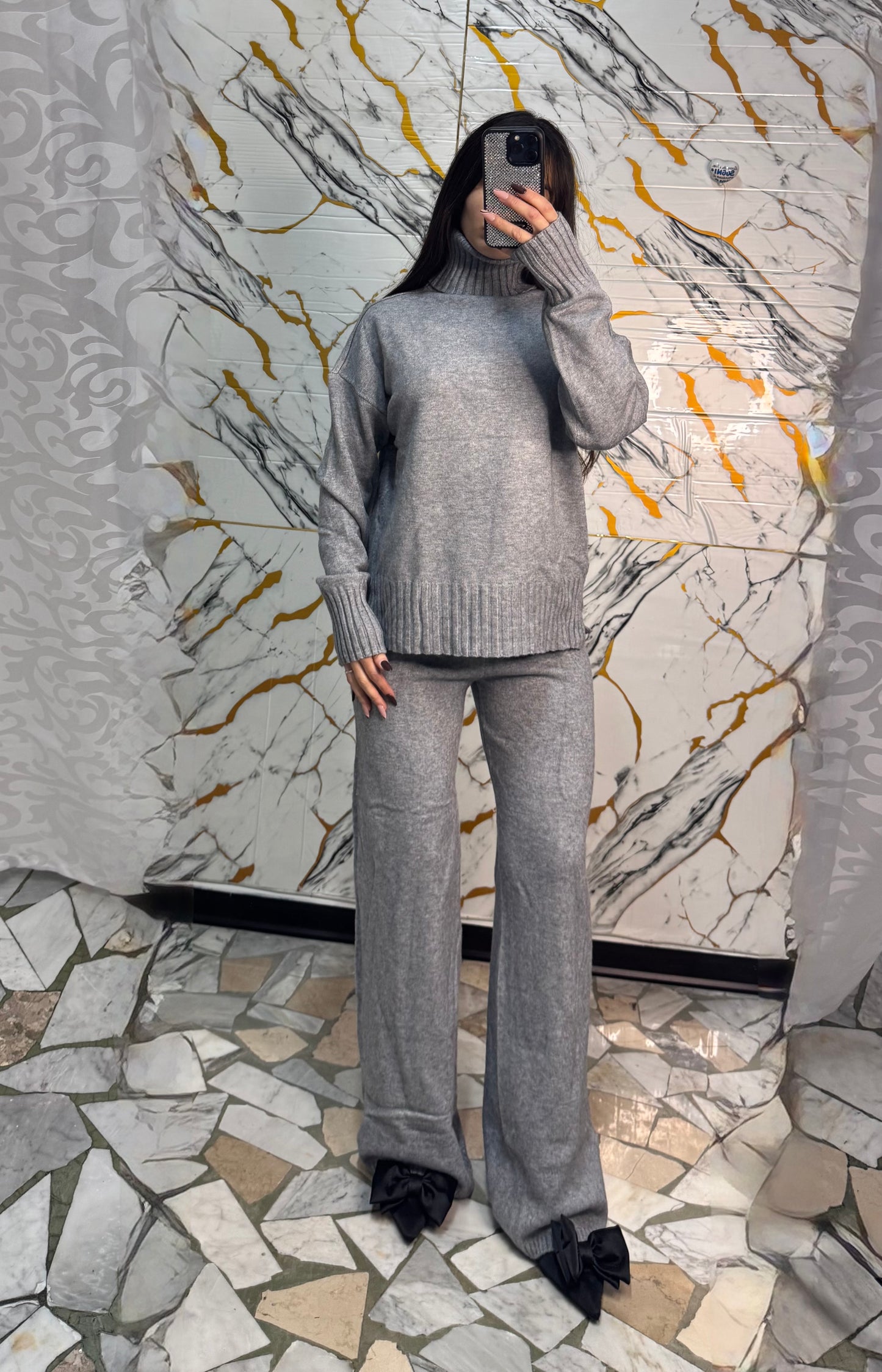 Coordinato relax grey