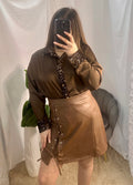 Curvy Pantagonna Ecopelle