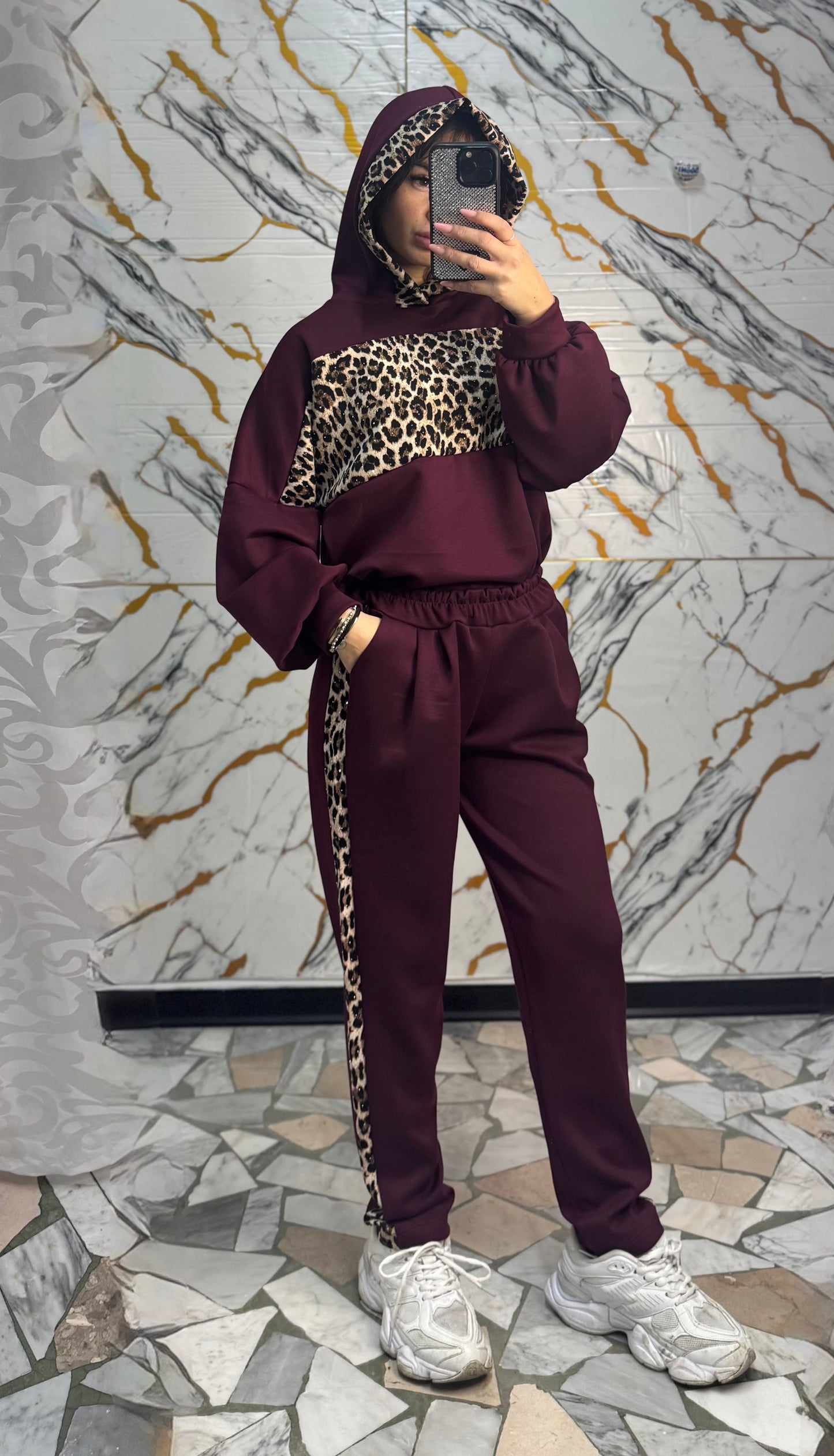 Coordinato tuta animalier