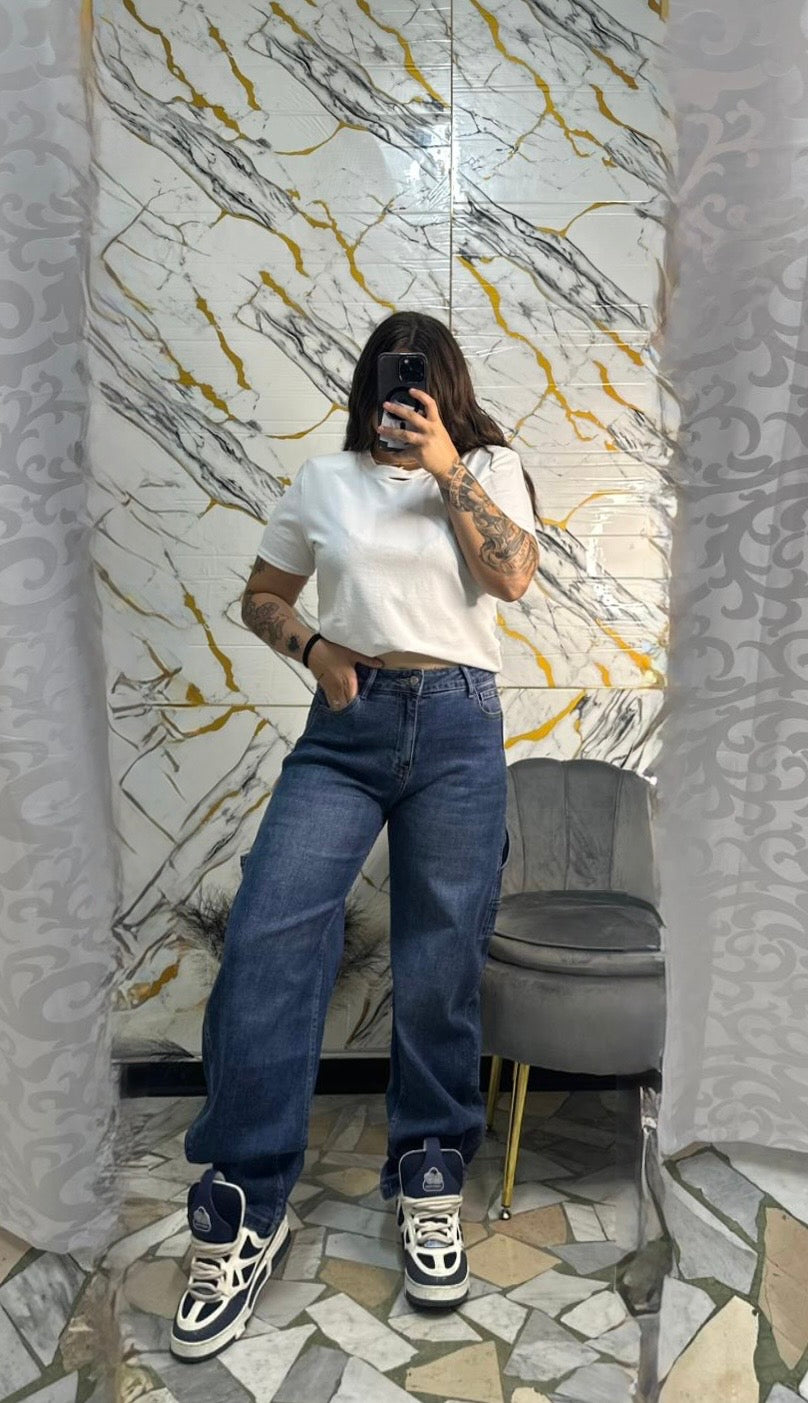 Jeans banana fit blue