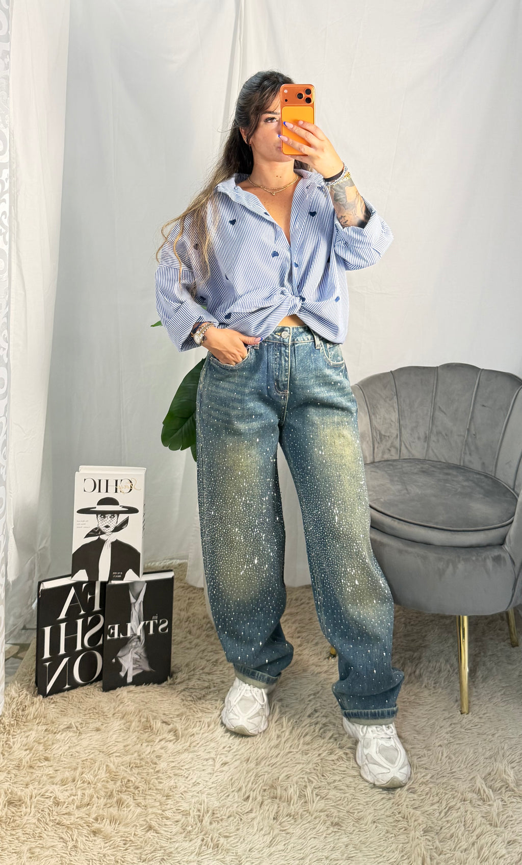 Jeans ballon diamond