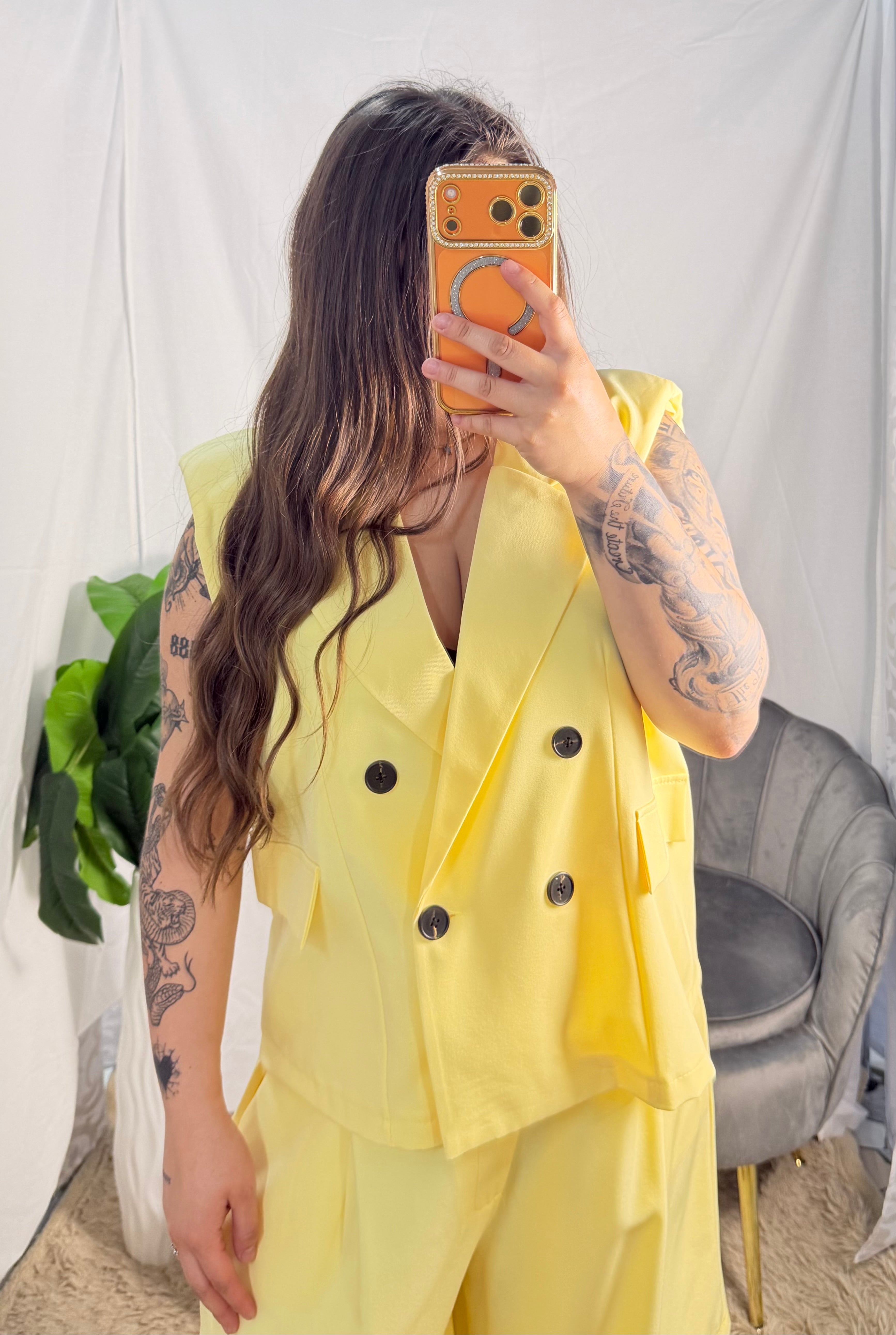 Curvy Coordinato Lucia yellow