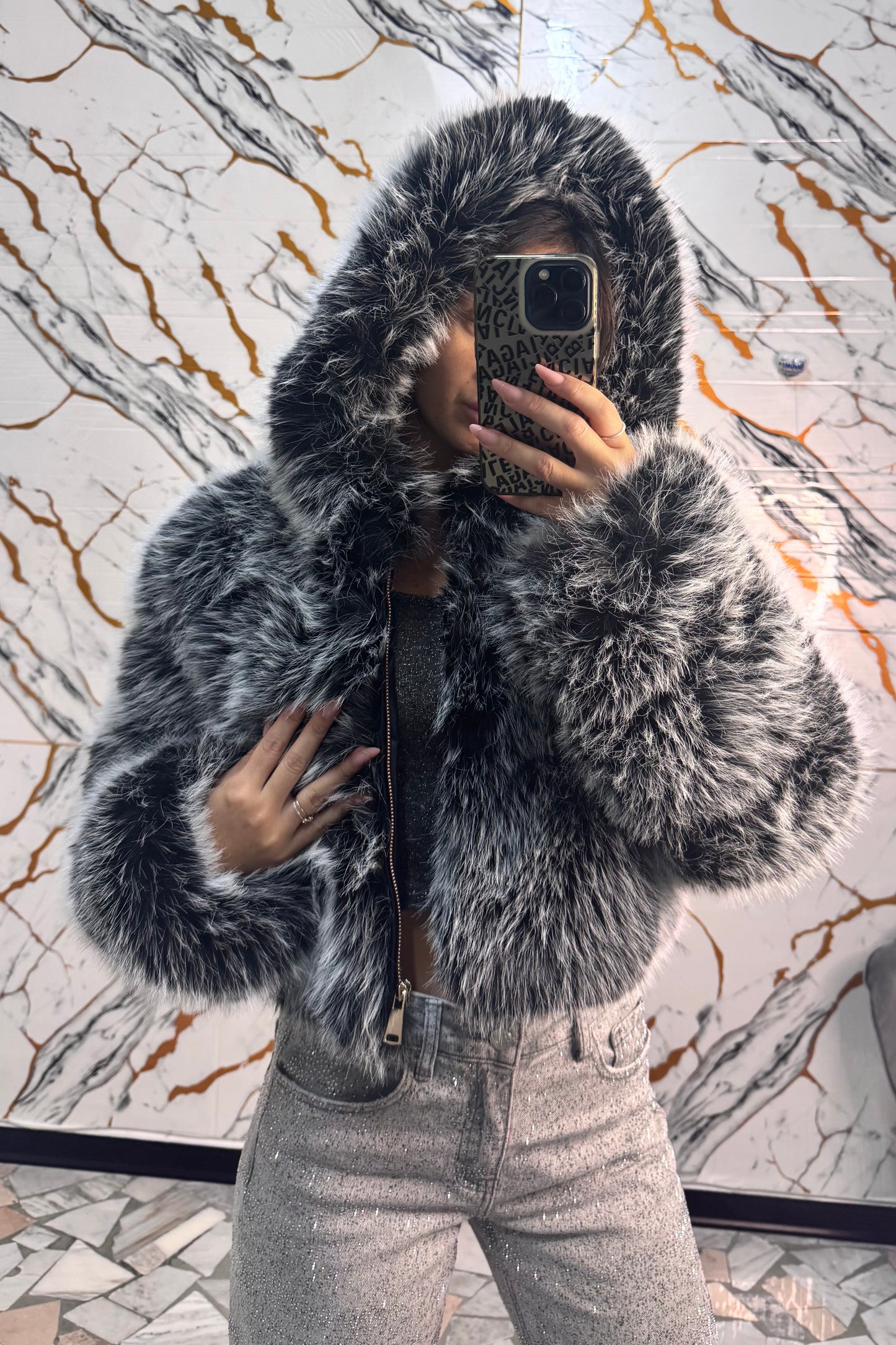 Pelliccia Silver storm