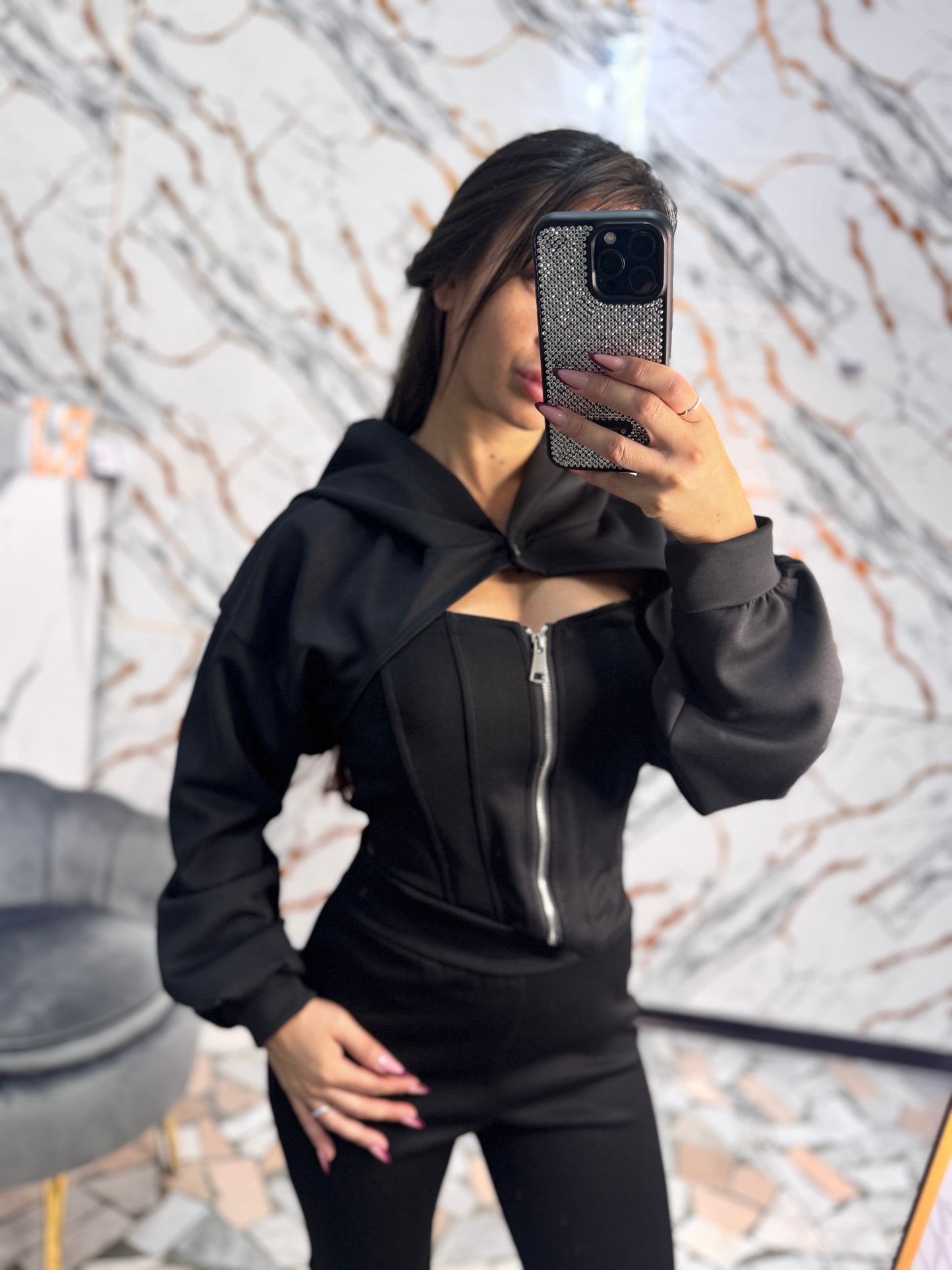 Coordinato tuta Virginia black