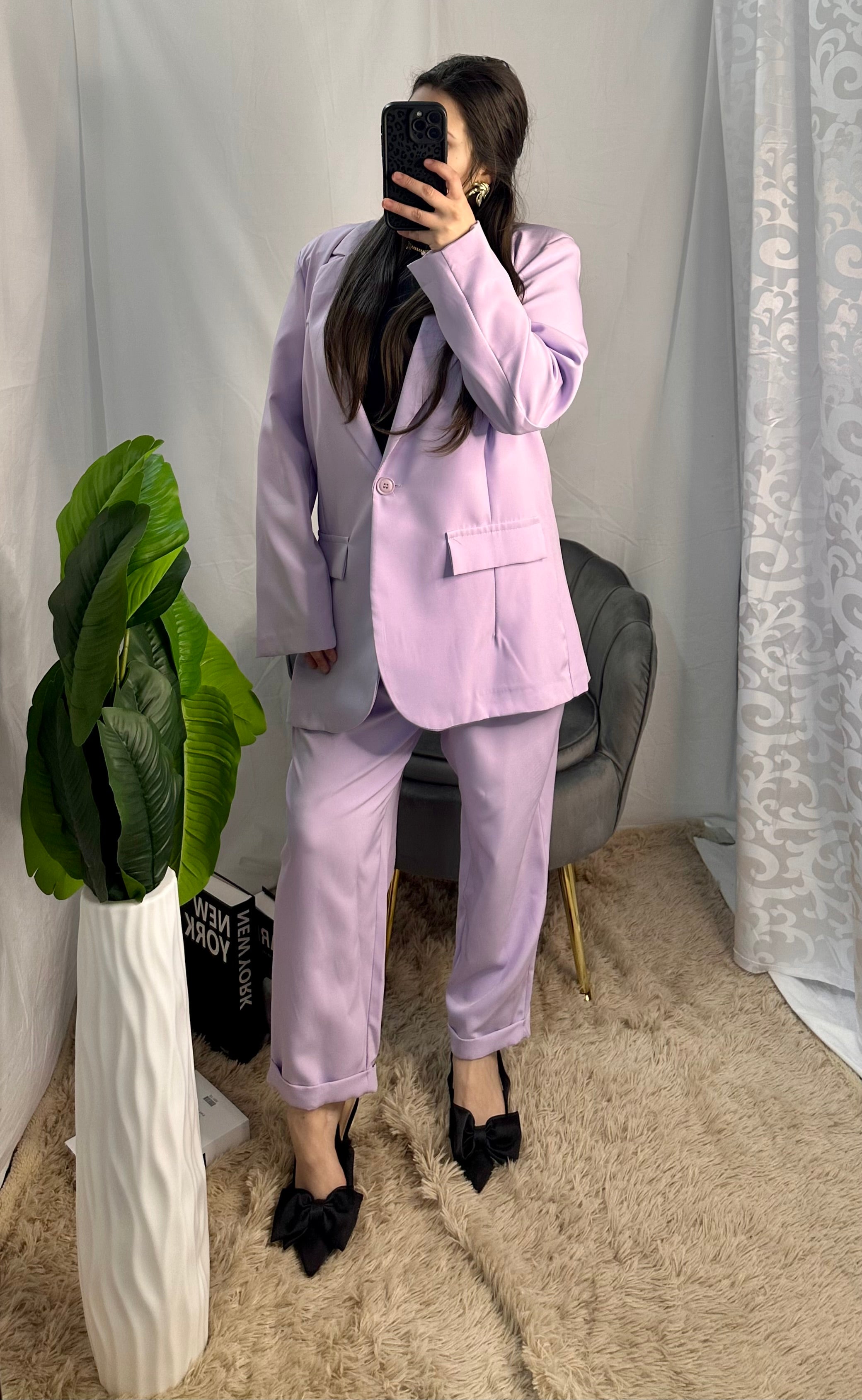 Curvy Tailleur dafne lilla