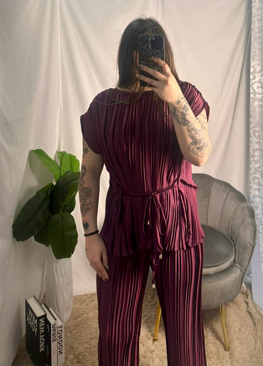 Curvy Coordinato Gioia bordeaux
