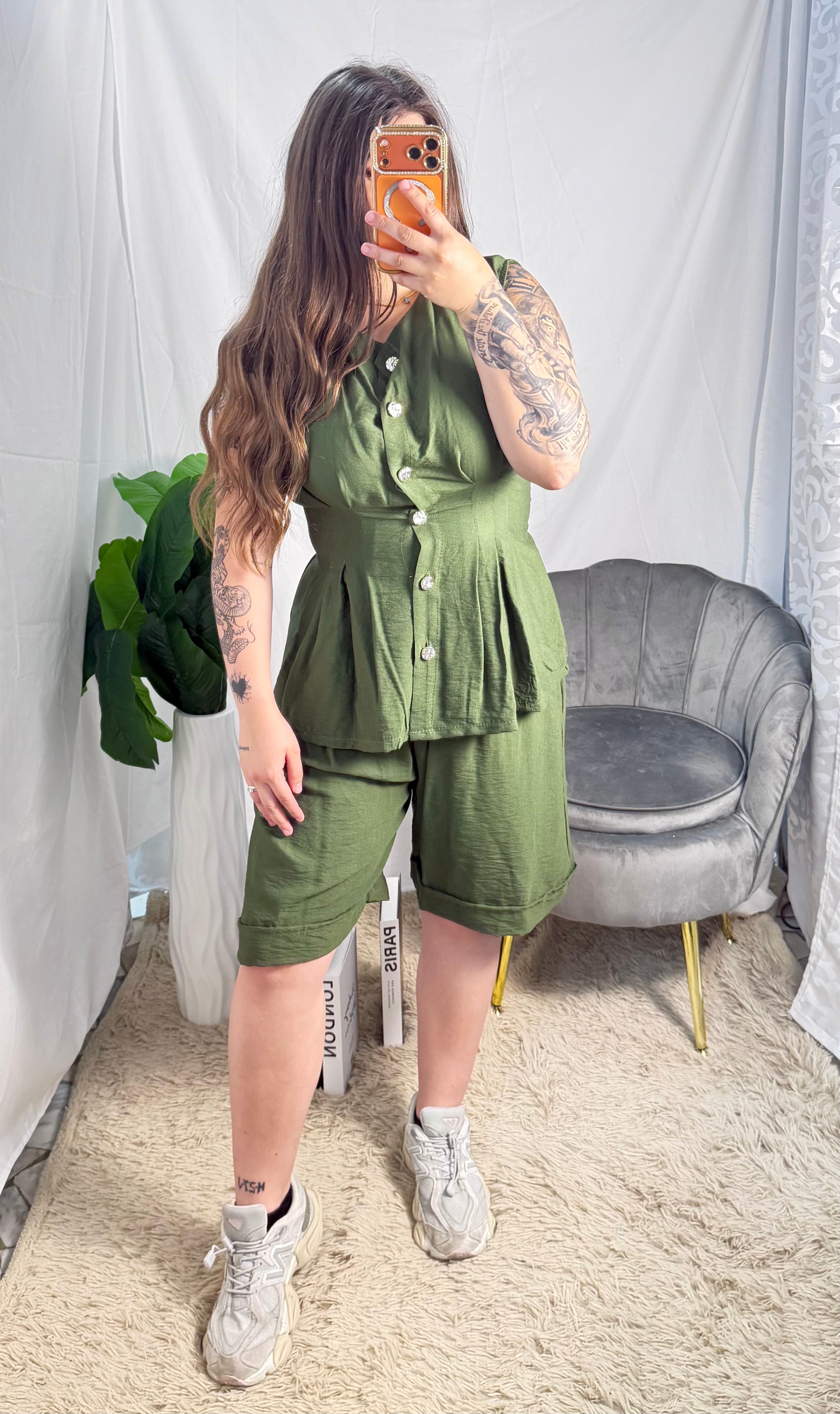 Coordinato Tania green