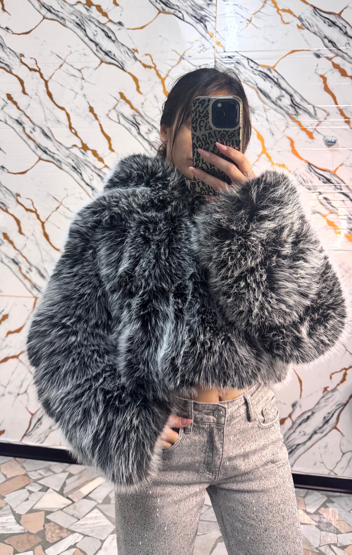 Pelliccia Silver storm