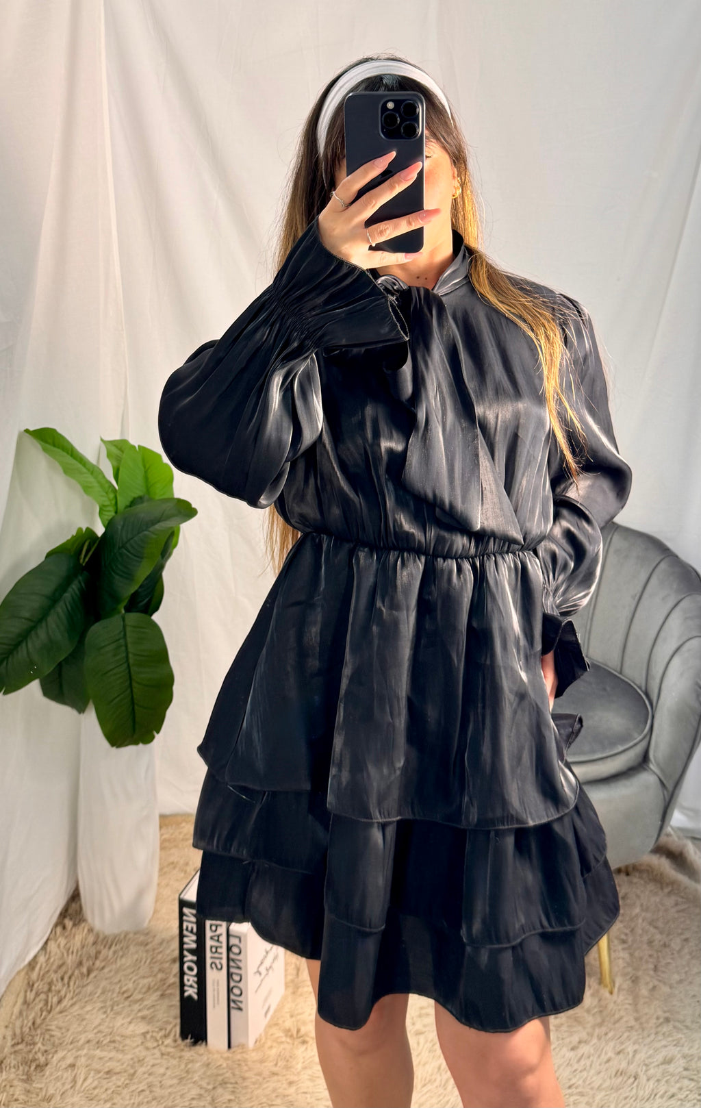 Mini dress Tania black