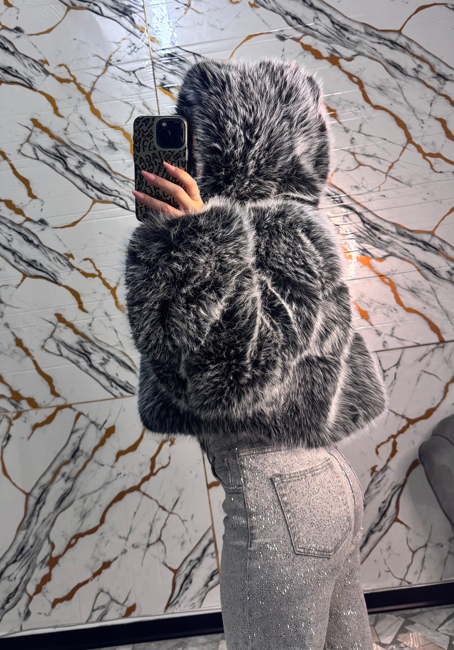 Pelliccia Silver storm